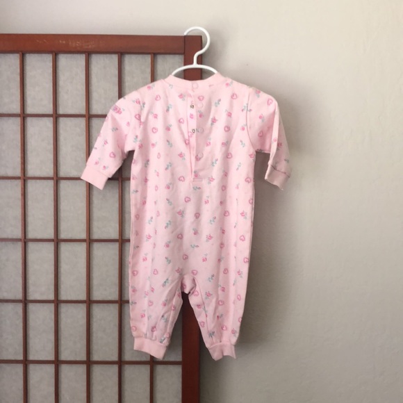 Pink Heart Valentines Deadstock Onesie - Picture 2 of 10